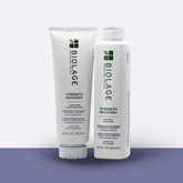 Porosity filling shampoo and conditioner