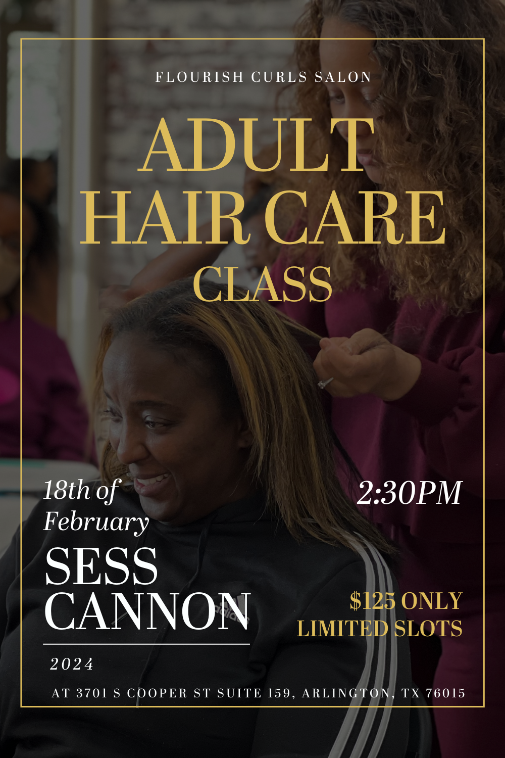 Adult Hair Care Class